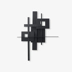Wall Sconce | Integrated LED & Black Metal Body | 48 cm Diameter