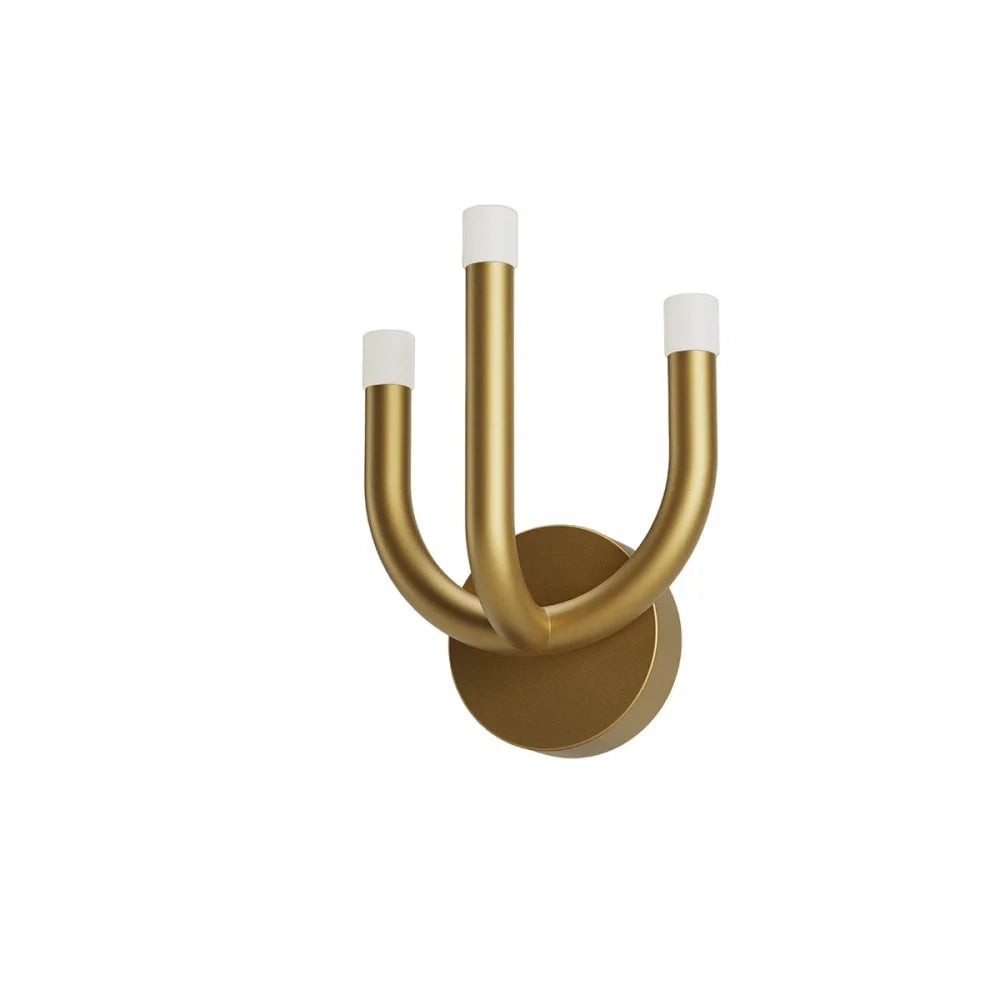 Wall Sconce | Integrated LED Brass Body & Perspex Shade | 20–25 cm