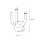 Wall Sconce | Integrated LED Brass Body & Perspex Shade | 20–25 cm