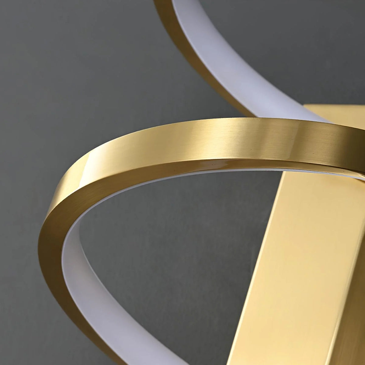 Wall Sconce | Integrated LED & Spiral Design | Brass
