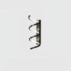Wall Sconce | Integrated LED & Spiral Design | Brass