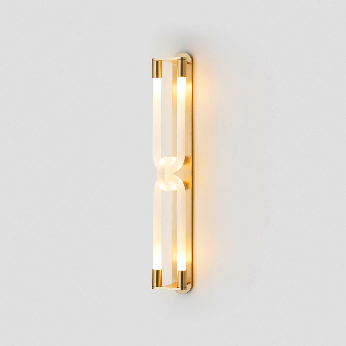 Wall Sconce | Interlocking Fingers Design & Integrated LED