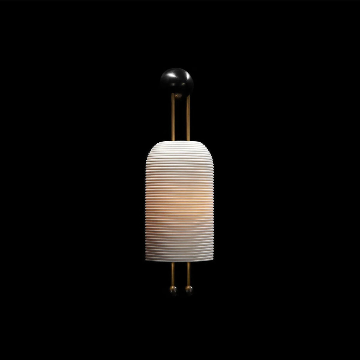 Wall Sconce | Iron Body & Glass Shade | 25 x 65 cm