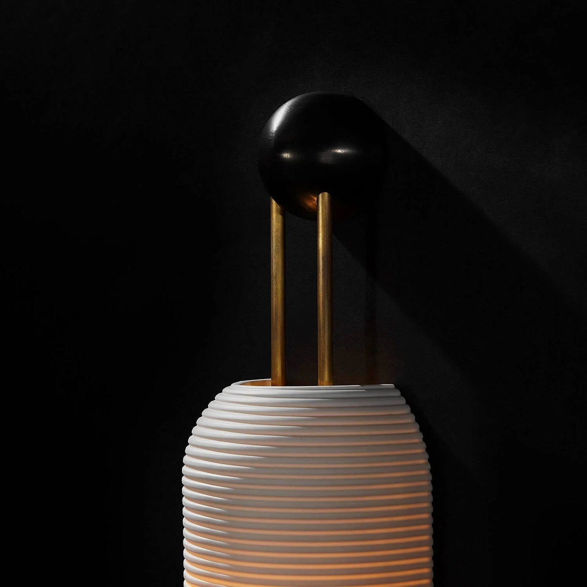 Wall Sconce | Iron Body & Glass Shade | 25 x 65 cm
