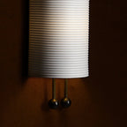 Wall Sconce | Iron Body & Glass Shade | 25 x 65 cm