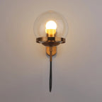 Wall Sconce | Iron & Glass Dimmable | Bulb Included