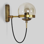Wall Sconce | Iron & Glass Dimmable | Bulb Included