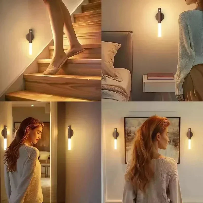 Wall Sconce | Magnetic Mount & Rechargeable | Wooden Body