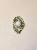 Wall Sconce | Marble Body & Glass Shade | IP20 Moisture-Resistant
