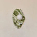 Wall Sconce | Marble Body & Glass Shade | IP20 Moisture-Resistant