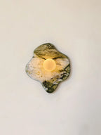 Wall Sconce | Marble Body & Glass Shade | IP20 Moisture-Resistant