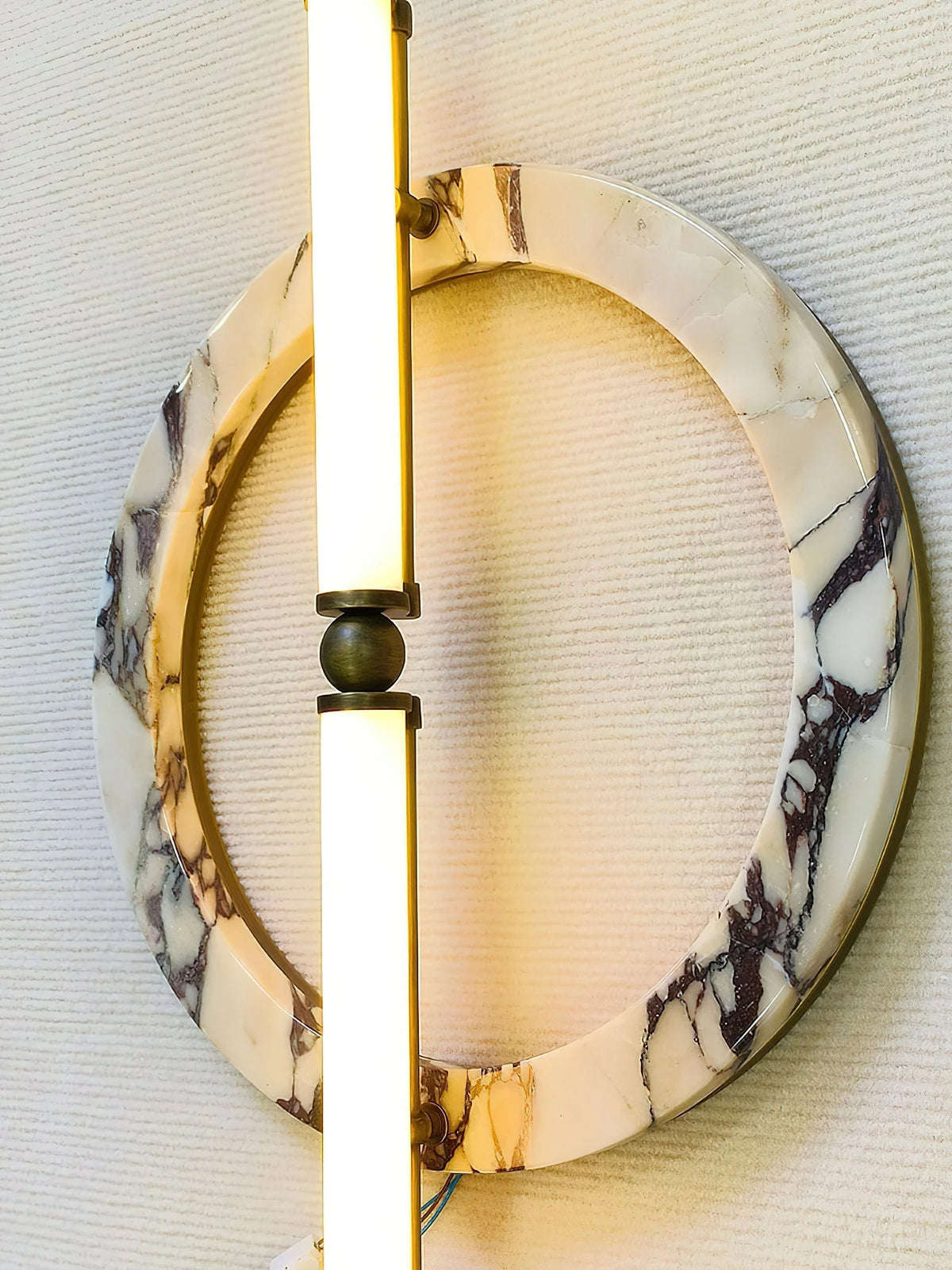 Wall Sconce | Marble Body & Integrated LED | 35 cm