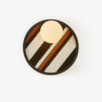 Wall Sconce | Metal Body & Fabric Shade | 25 cm Diameter