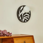 Wall Sconce | Metal Body & Fabric Shade | 25 cm Diameter