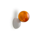 Wall Sconce | Minimal Eclipse Design, Metal Body & Stone Shade