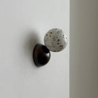 Wall Sconce | Minimal Eclipse Design, Metal Body & Stone Shade