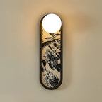 Wall Sconce | Mosaic Glass & Metal Frame | Ø 13 cm x H 40 cm