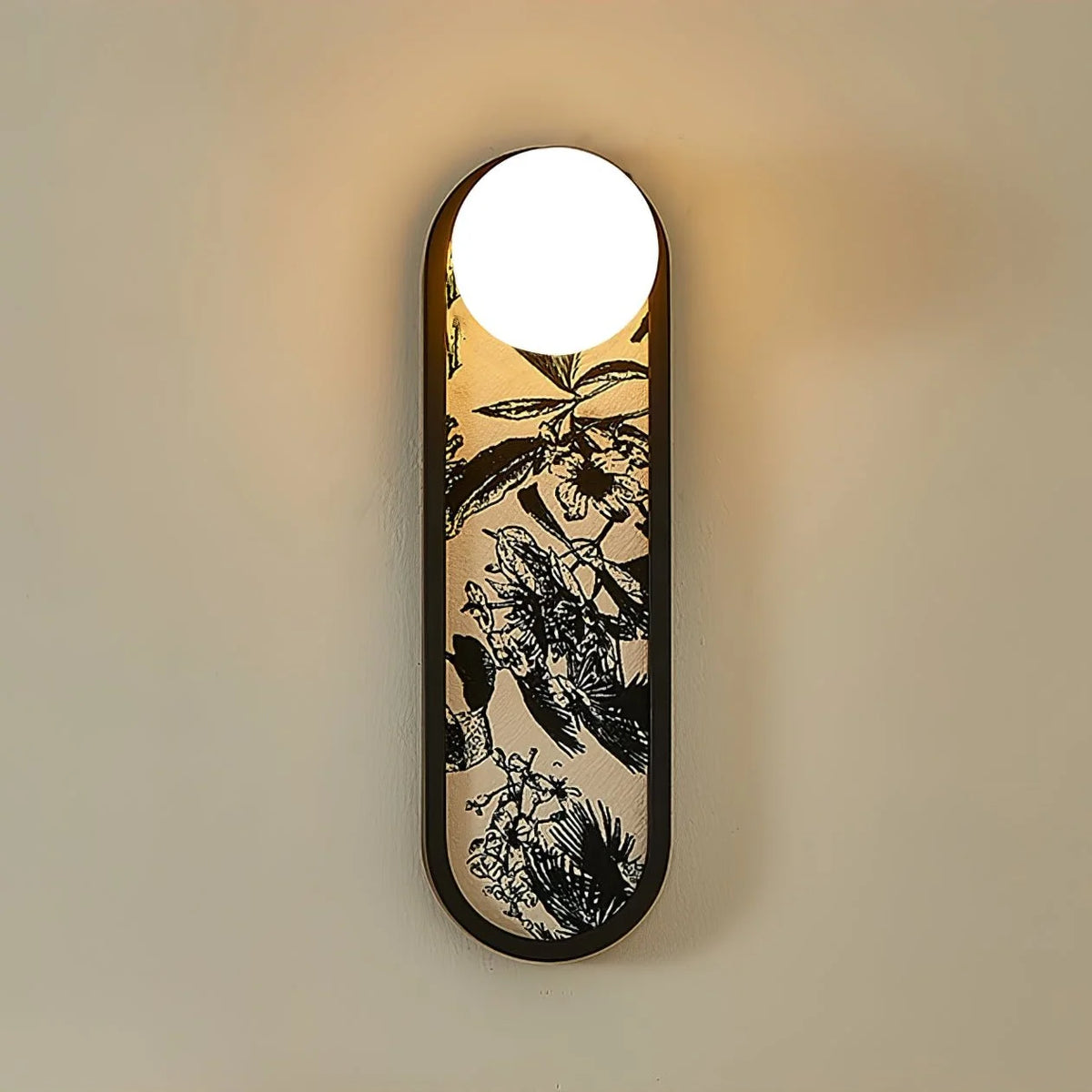 Wall Sconce | Mosaic Glass & Metal Frame | Ø 13 cm x H 40 cm