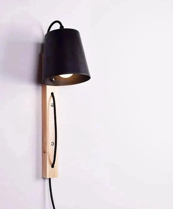 Wall Sconce | Nordic Wood & Plug-In