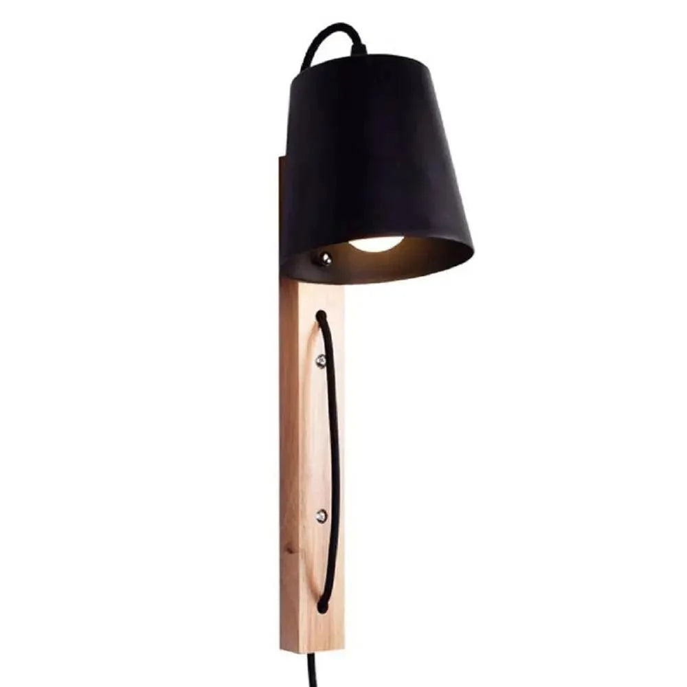 Wall Sconce | Nordic Wood & Plug-In