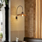 Wall Sconce | Petal Floral Design & Linen Shade