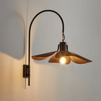 Wall Sconce | Petal Floral Design & Linen Shade