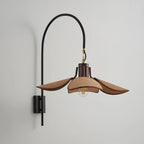 Wall Sconce | Petal Floral Design & Linen Shade