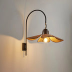 Wall Sconce | Petal Floral Design & Linen Shade