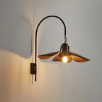 Wall Sconce | Petal Floral Design & Linen Shade