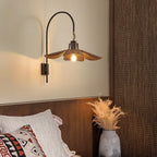 Wall Sconce | Petal Floral Design & Linen Shade