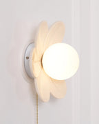 Wall Sconce | Resin Flower Design | 24 cm Diameter