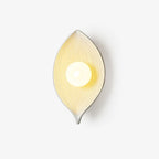 Wall Sconce | Resin Leaf Canoe Design | Ø16 x H30 cm