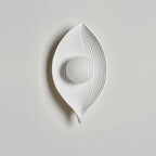 Wall Sconce | Resin Leaf Canoe Design | Ø16 x H30 cm