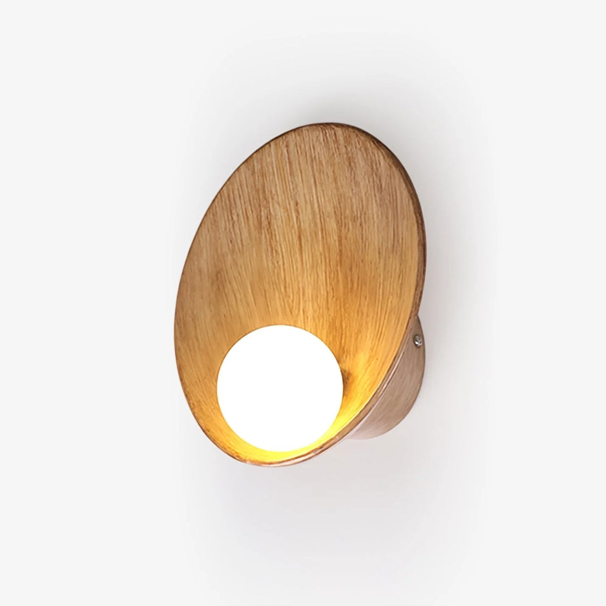 Wall Sconce | Seashell Resin & Glass | Ø 22–23 cm