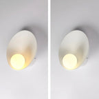 Wall Sconce | Seashell Resin & Glass | Ø 22–23 cm