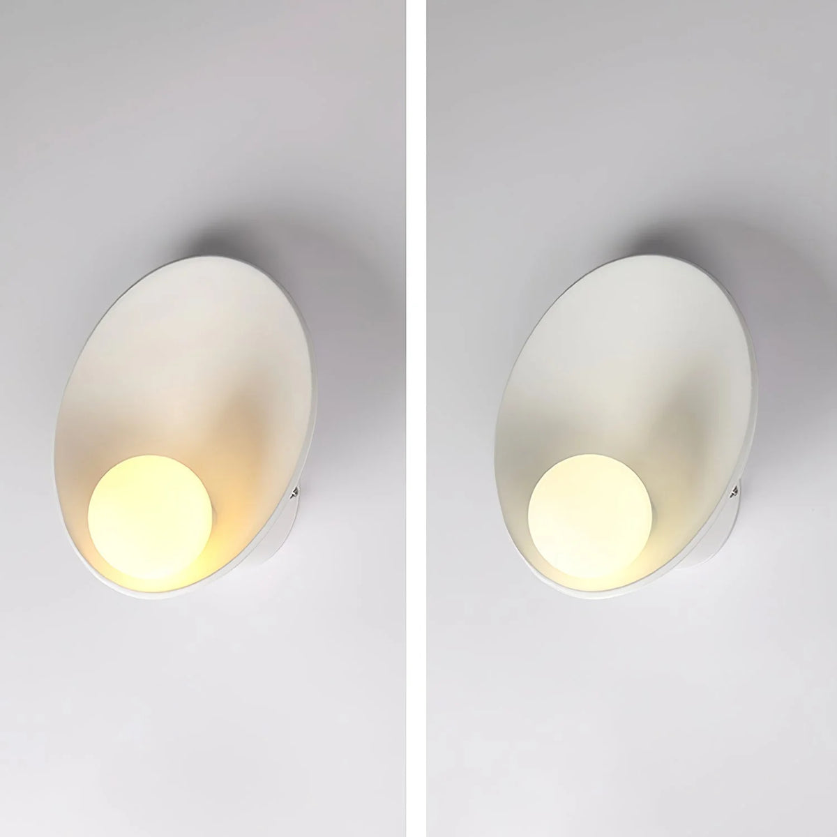 Wall Sconce | Seashell Resin & Glass | Ø 22–23 cm