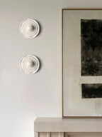 Wall Sconce | Seashell Resin & Glass | Ø 22–23 cm