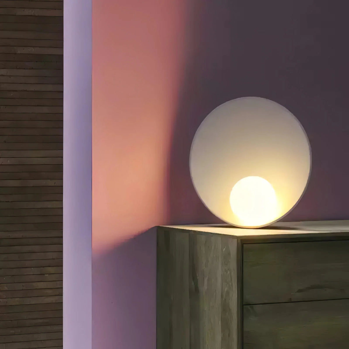 Wall Sconce | Seashell Resin & Glass | Ø 22–23 cm