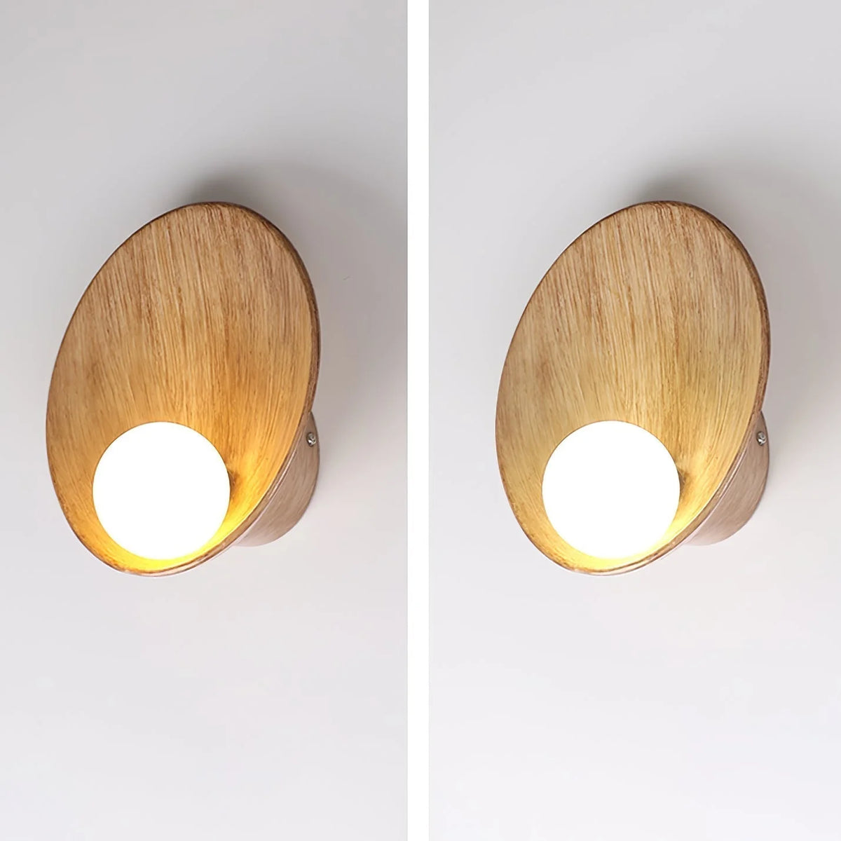Wall Sconce | Seashell Resin & Glass | Ø 22–23 cm