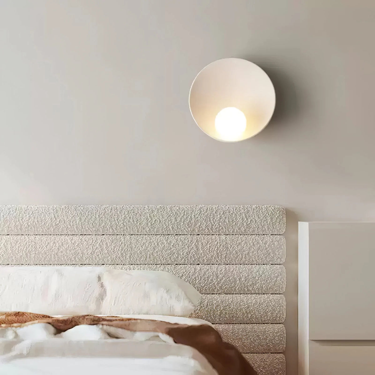 Wall Sconce | Seashell Resin & Glass | Ø 22–23 cm