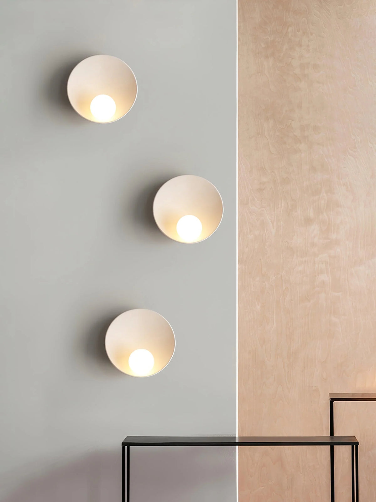 Wall Sconce | Seashell Resin & Glass | Ø 22–23 cm