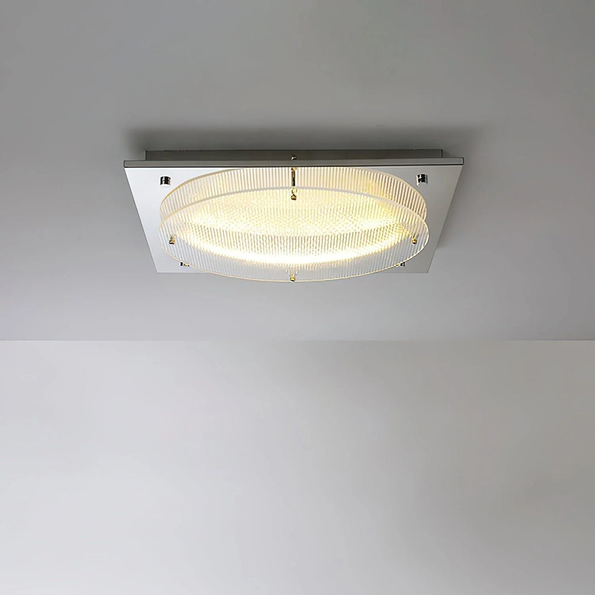 Wall Sconce | Stainless Steel & Acrylic Integrated LED | Ø 24 cm