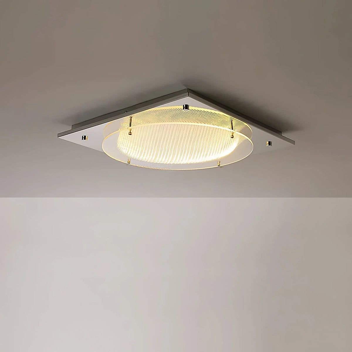 Wall Sconce | Stainless Steel & Acrylic Integrated LED | Ø 24 cm