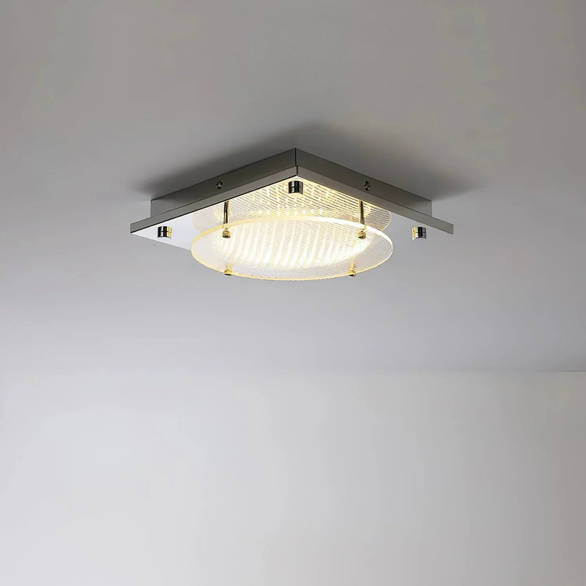 Wall Sconce | Stainless Steel & Acrylic Integrated LED | Ø 24 cm
