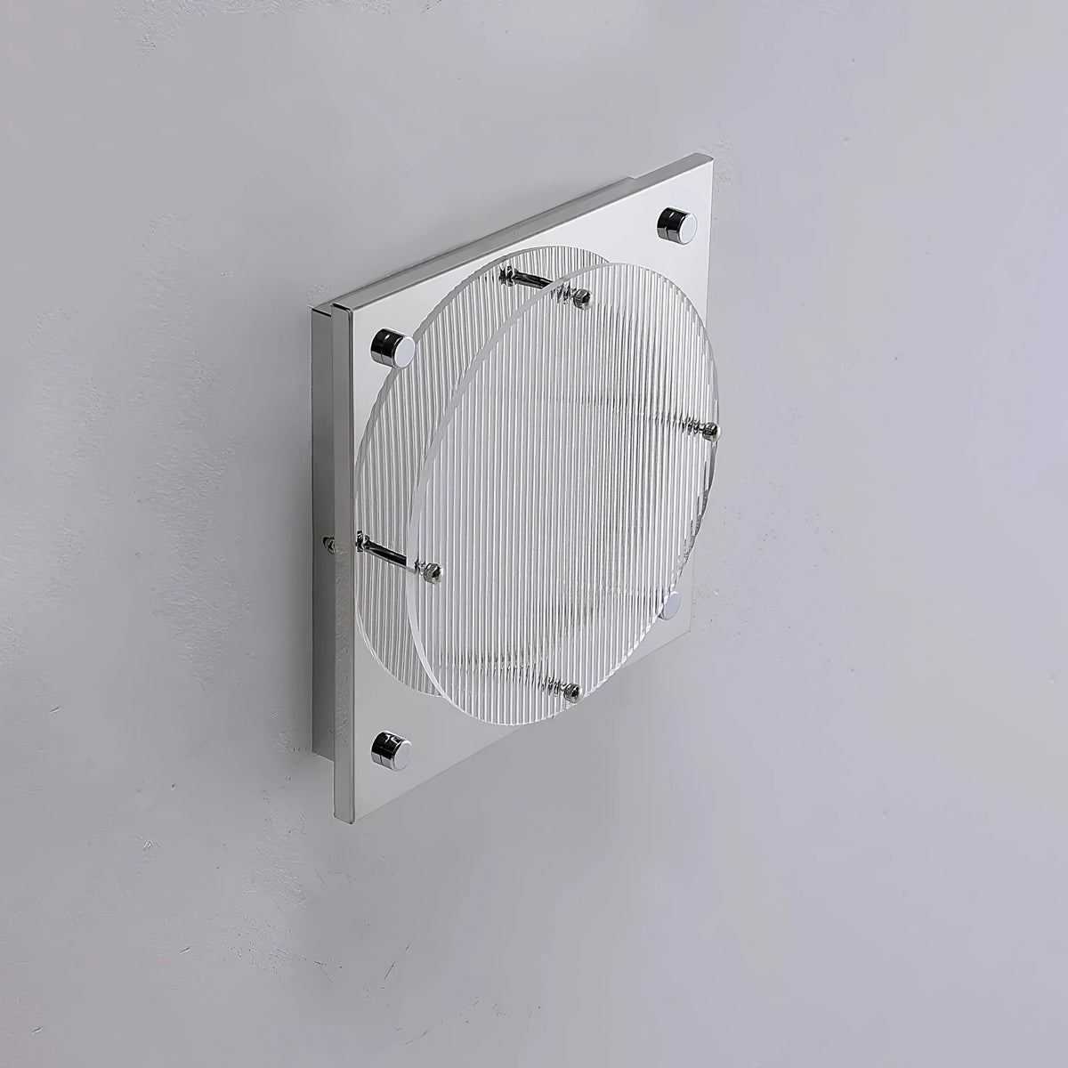 Wall Sconce | Stainless Steel & Acrylic Integrated LED | Ø 24 cm
