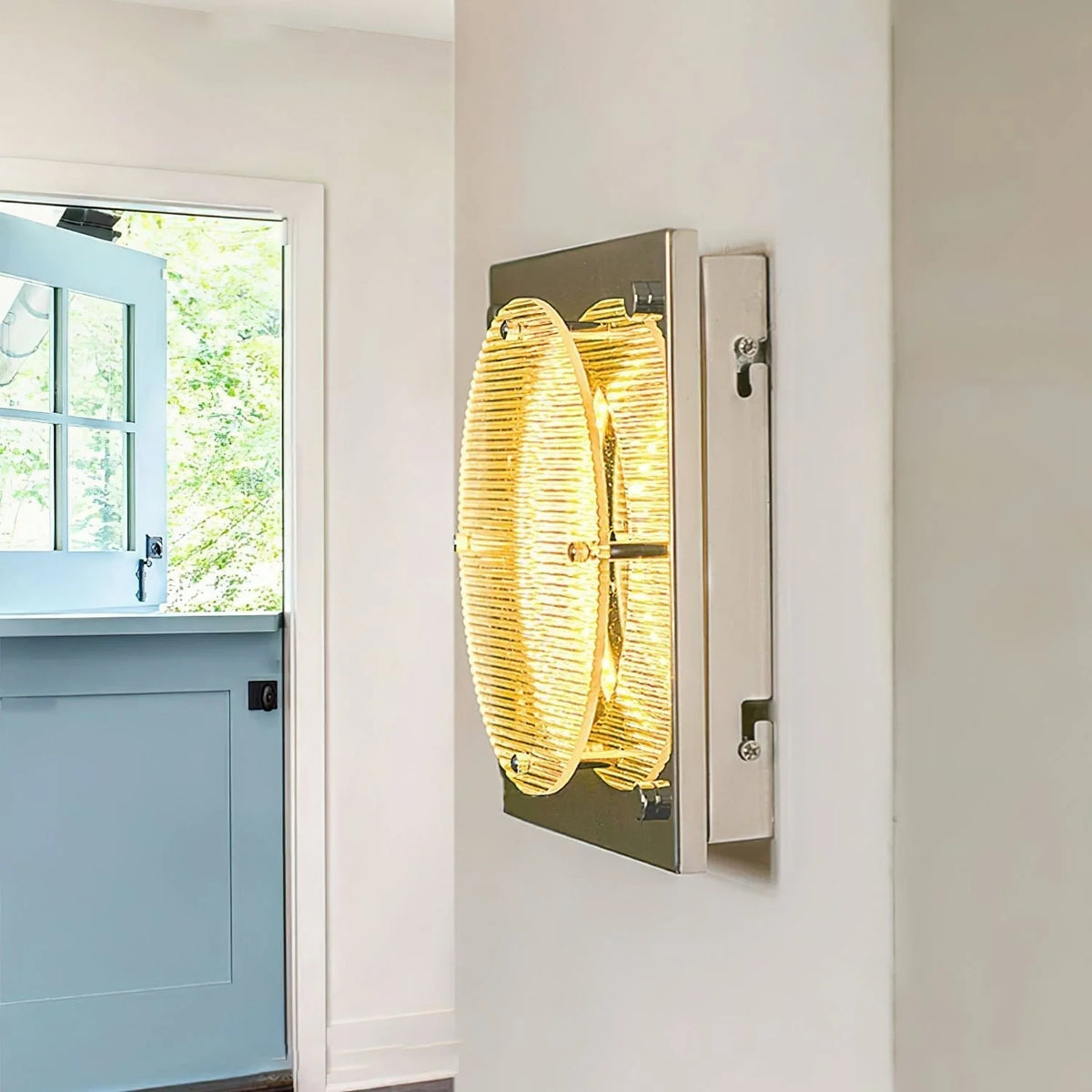 Wall Sconce | Stainless Steel & Acrylic Integrated LED | Ø 24 cm