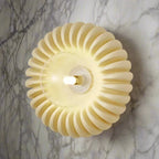 Wall Sconce | Sunburst Resin & Ambient Glow | 24 cm Diameter