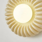 Wall Sconce | Sunburst Resin & Ambient Glow | 24 cm Diameter