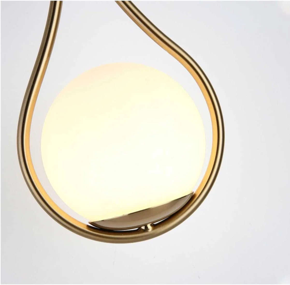 Wall Sconce | Teardrop Metal Frame & Frosted Glass | LED Warm White