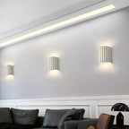 Wall Sconce | Textured Resin Shade | Warm Diffused Light